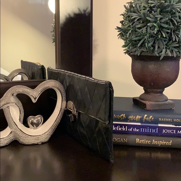 Black Clutch Purse - Picture 2 of 3